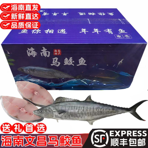 海南马鲛鱼新鲜中段切片或整条发