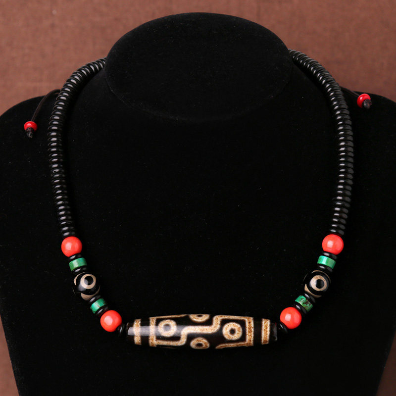 西藏九眼天珠玛瑙横穿吊坠项链男女潮人民族风椰壳颈链锁骨链挂饰|ruв категории Украшения,ювелирные изделия, ожерелье - от Buy2taobao.com для оказания профессиональной услуги покупки агента Taobao