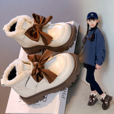 女童棉鞋2025冬季新款软底防滑