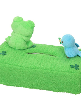 现货 日本购回微笑青蛙[Pickles the Frog] 纸巾盒套