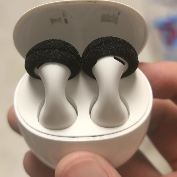 适用华为FreeBuds5海绵套 原装进口耳机耳塞棉套耳棉 电池