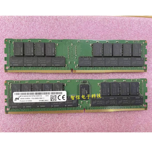 正品镁光128G2666ECCREG内存