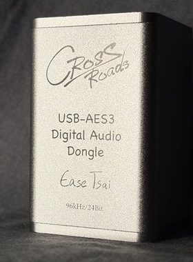 [预售]CRS USB-AES3 Dongle数字音频转换器USB-C音频界面播放器