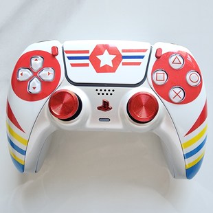 改装升级PS5游戏机手柄霍尔电磁摇杆TMR摇杆PS5原装手柄 红星机甲