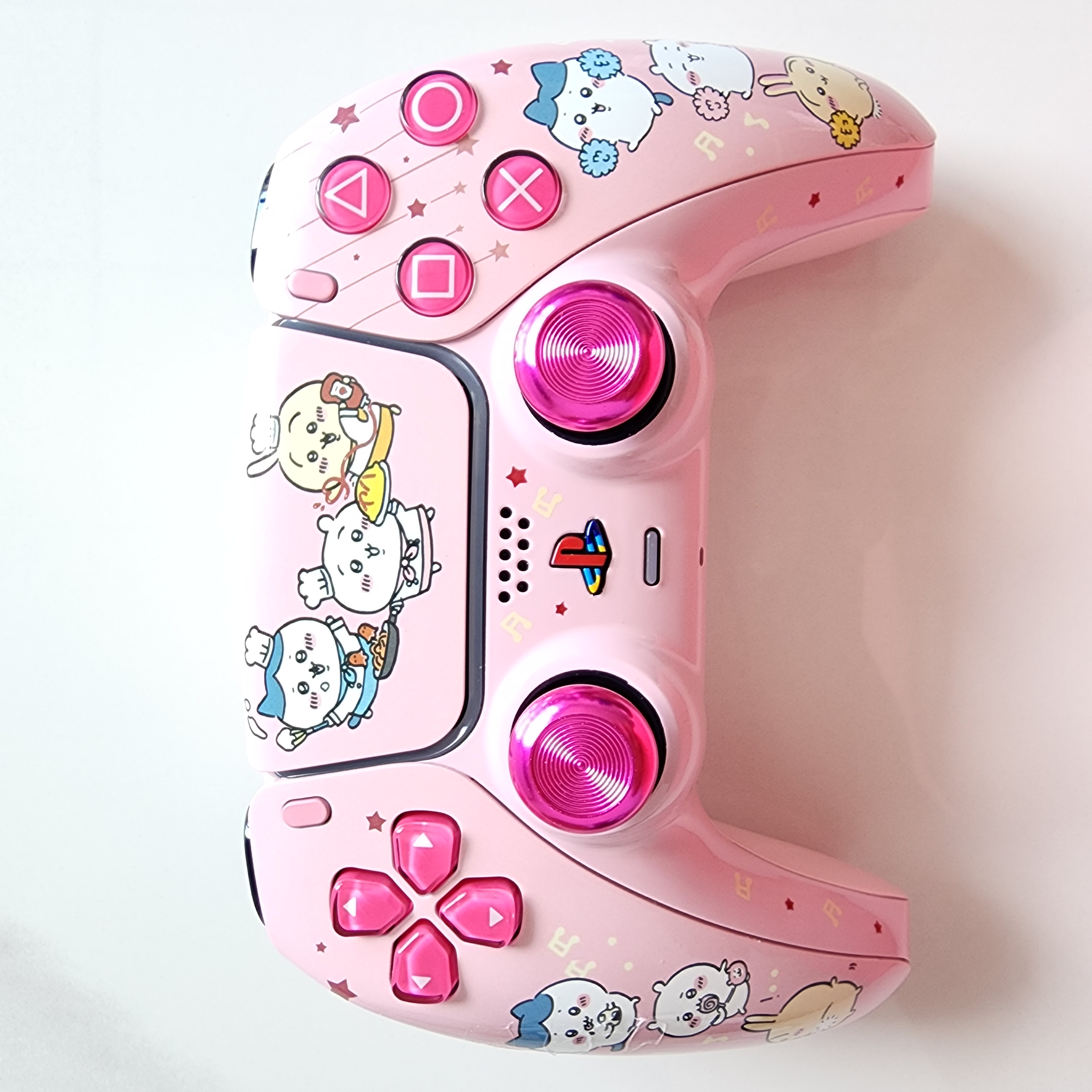 改装升级霍尔TMR摇杆PS5原装手柄ps5无线控制器 Chiikawa音乐之星