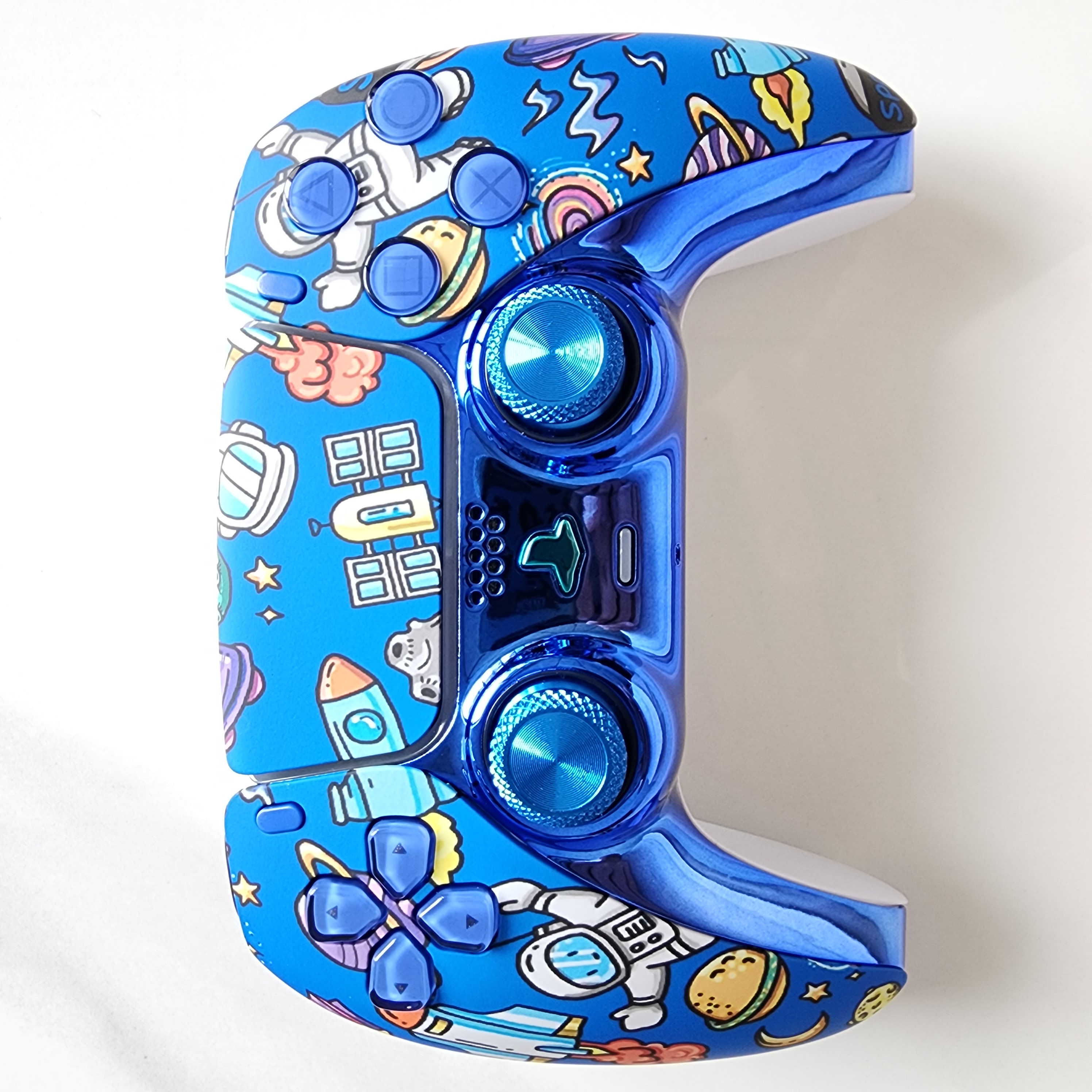 索尼PS5原装手柄升级改装霍尔TMR摇杆手柄PS5游戏机手柄 太空探索