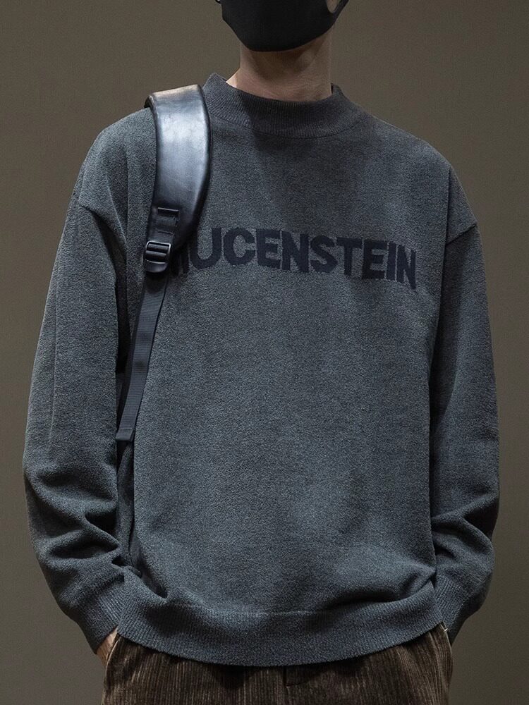 男款毛衣男保暖2025秋冬季新款内搭打底衫男士宽松大码加厚毛线衣