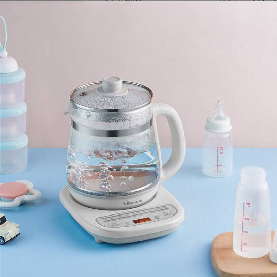 官方正品小熊YSH-C15W1 养生壶煮茶器多功能烧开水壶玻璃花茶壶可