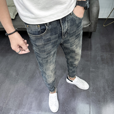 网红牛仔裤男欧货潮牌