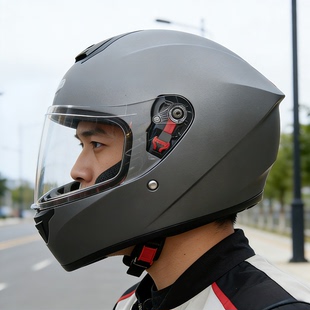 头盔全盔电动车头盔骑行四季通用男款女冬季保暖秋冬防风围脖款