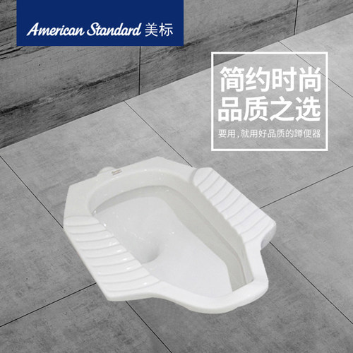 美标卫浴洁具蹲便池大便器存水弯