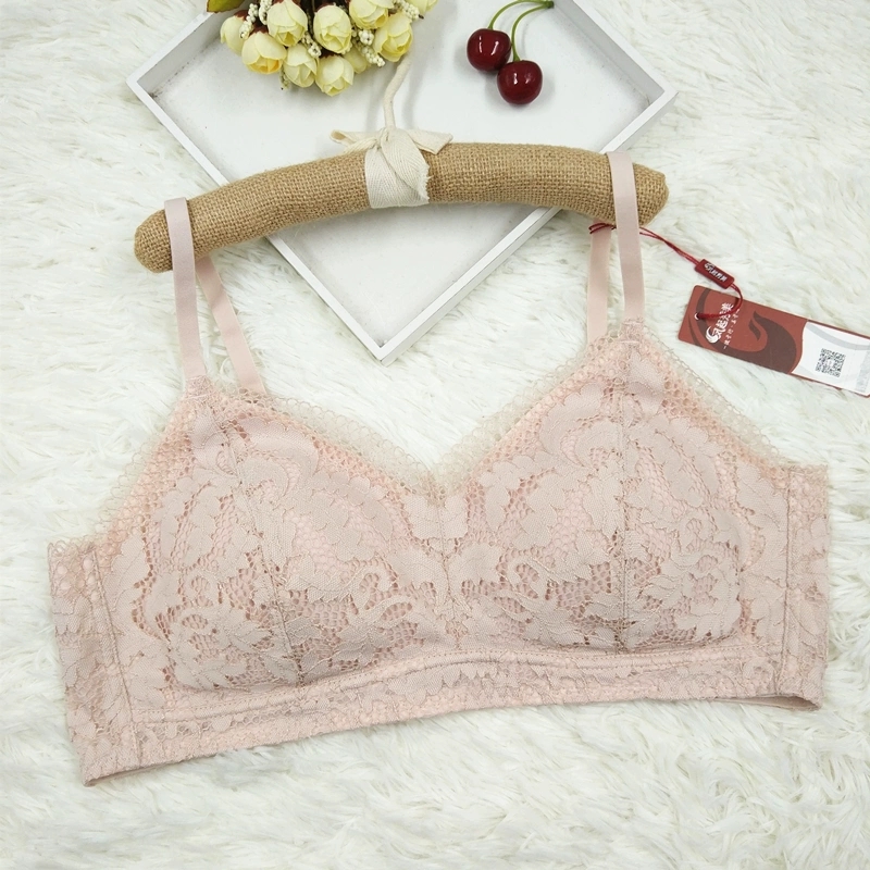 亏本清仓 专柜正品中薄AB杯亲肤棉里无钢圈舒适定型甜美蕾丝文胸