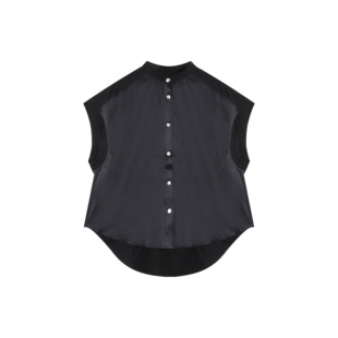 春季 23C18505 衬衫 无袖 韩版 上衣夏季 小小高奢 百搭女士小衫