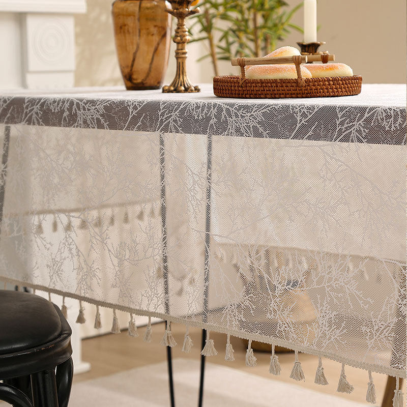 复古手工钩针编织镂空桌布高级感镂空防滑文艺茶几盖布长方形桌布,居家布艺,桌布,淘宝优惠券,粉丝福利购,淘宝优惠卷