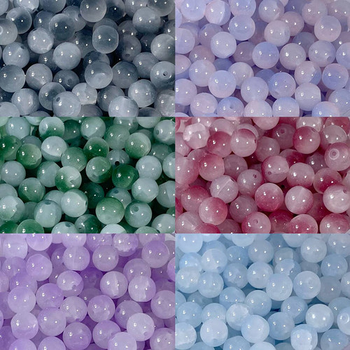 10mm冰裂玉碎珠diy手工材料