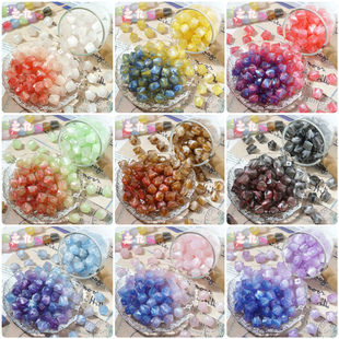 【光变】树脂八角珠光温变切面异形珠diy手工制作手串项链材料