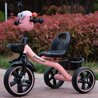 Розовый*большая ширина пены [принесите музыку] жесткое сиденье высокое статическое колесо