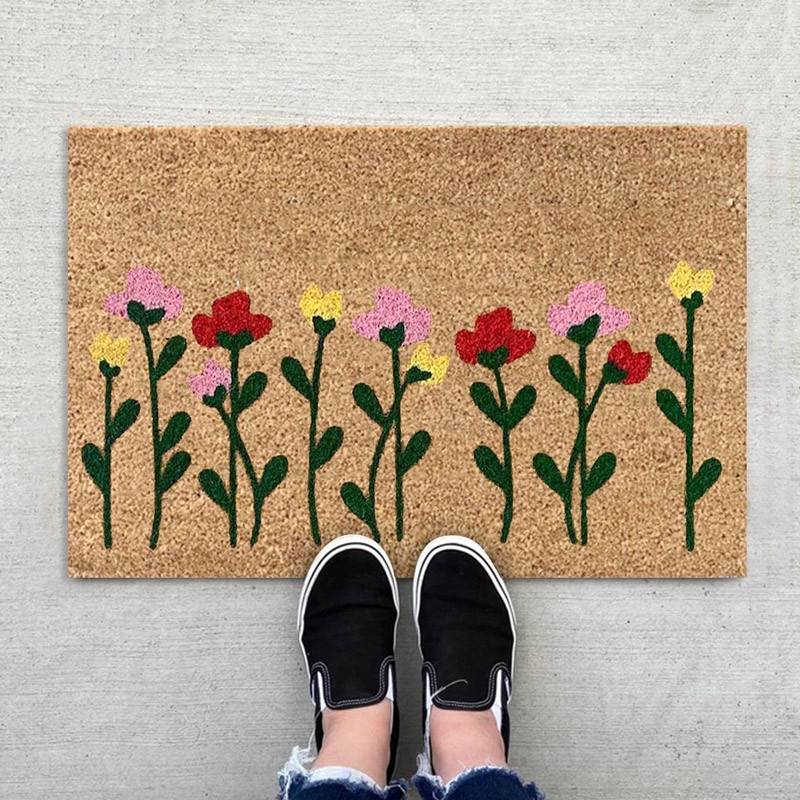 入户门进口印度环保天然椰棕门垫大门玄关进门口地垫防滑家用脚垫,居家布艺,家用脚垫,淘宝优惠券,粉丝福利购,淘宝优惠卷