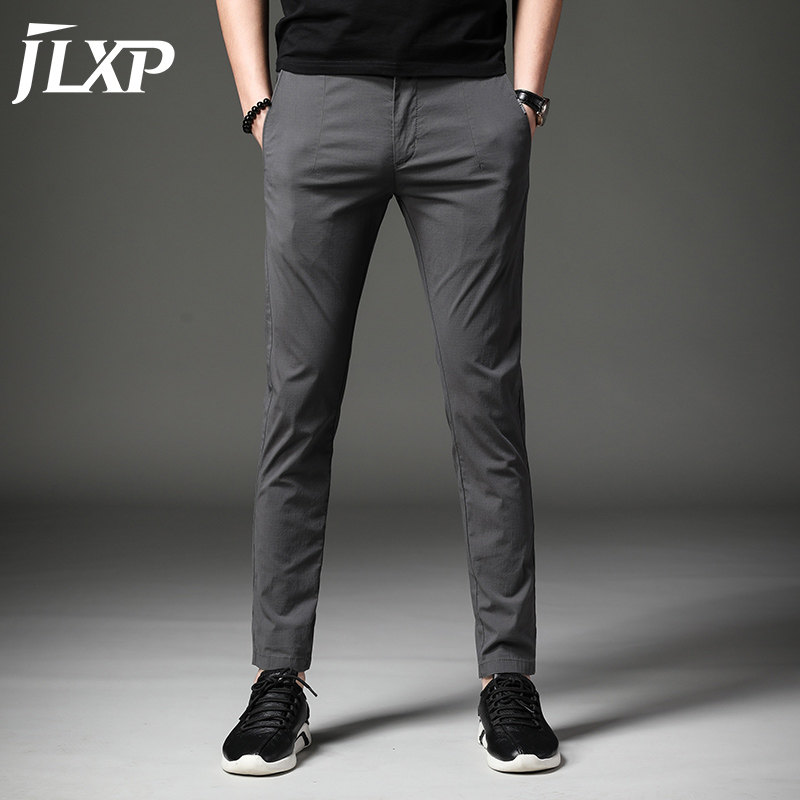 JLXP春季新款休闲裤男修身弹力小脚锥形裤男士时尚百搭显瘦长裤子在类目 男装, 休闲裤中 - 来自Buy2taobao.com提供专业的淘宝代购服务