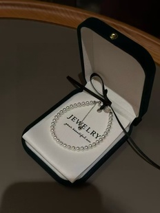 天然淡水珍珠baby3 轻奢小众设计感高级气质手串叠戴 4mm手链女款