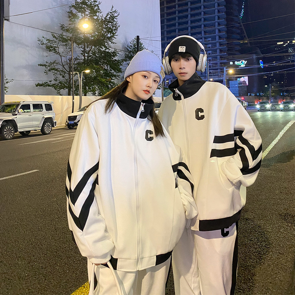 EQ131学生班服套装男女学院风卫衣外套情侣装春装裤子P55衣P68,男装卫衣,电商C306-1