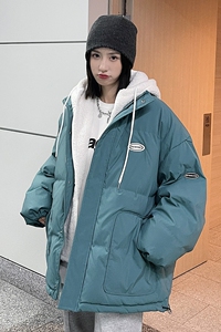 EY105 冬季新款港风男女加绒加厚假两件羊羔毛衣服外套 P148图片
