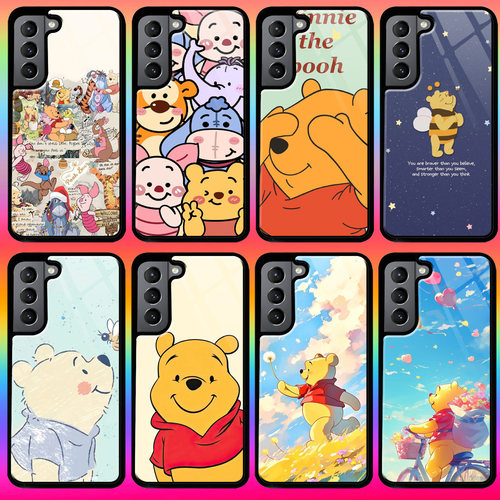 小维尼熊猪猪手机壳A56三星S25 FE s22适用S21 S23 S24 ultra note 20 A54 A35 A55 S10 A14 A15 A16 s26 A32