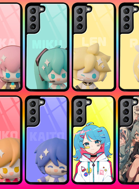 初音镜音双子手机壳A56三星S25 FE s22适用S21 S23 S24 ultra note 20 A54 A35 A55 S10 A14 A15 A16 A23 A32