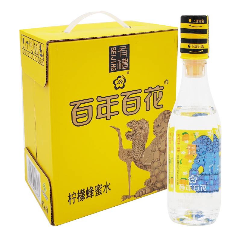 百年百花柠檬蜂蜜水分离式400ml