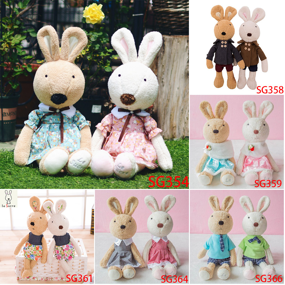 源头砂糖兔毛绒玩具公仔布娃娃