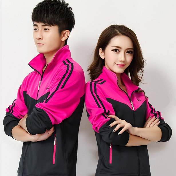 佳木斯玫红色女广场舞团体运动服