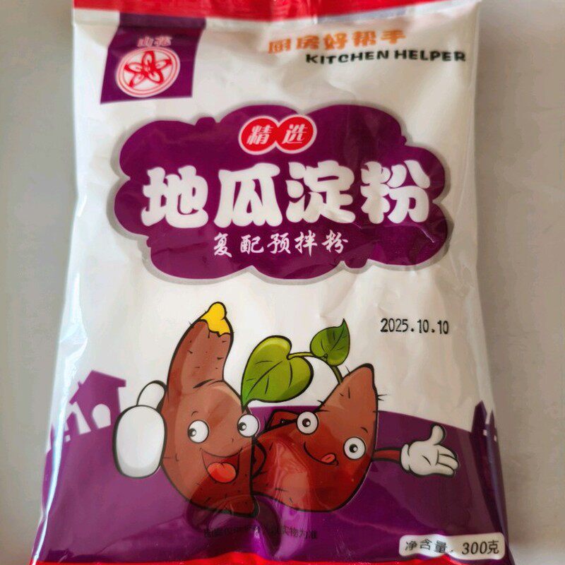 山东特产精选300克*6包山花地瓜淀粉(一拍6包)