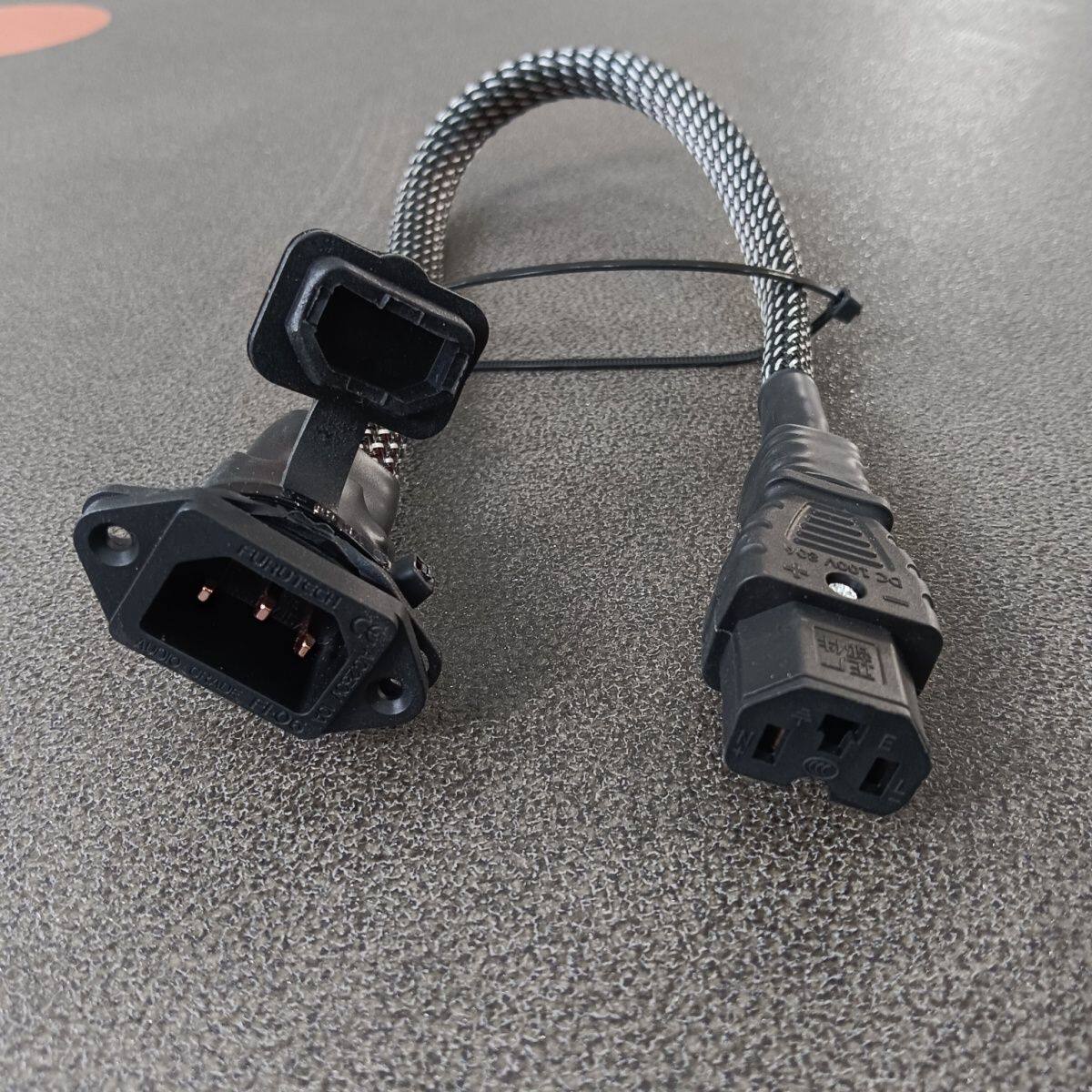 10平方电动二轮车充电接口公母插头座充电器大功率插头插座延长线