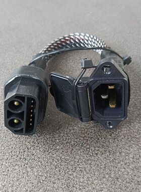 九号E200E90E100充放电转接线转品字公头大电流转接头放电转接线