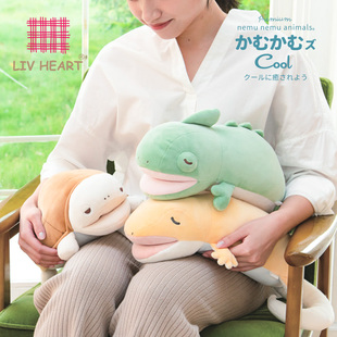 LIVHEART丽芙之心乌龟凉感抱枕毛绒玩具可爱玩偶趴趴公仔娃娃礼物