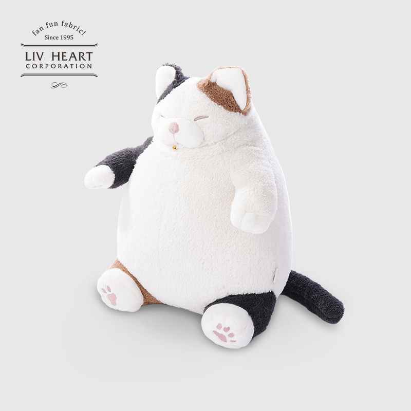 LIVHEART猫咪坐姿玩偶抱枕3D棉