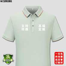 新款生鲜超市工作服短袖T恤企业定做抗菌高端工装翻领POLO衫定制