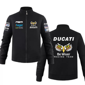 杜卡迪机车赛车服工装 定制立领拉链卫衣男女摩托车骑行服定制印字