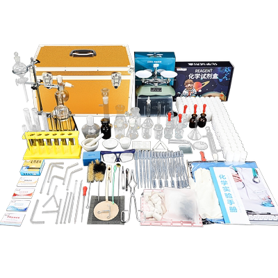 化学实验器材初中全套化学试验套装初三中考九年级高中实验试剂盒玻璃仪器材料包化学实验箱小学生趣味小实验