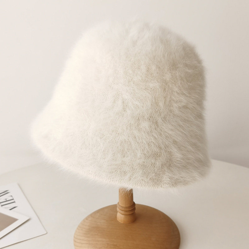 简约休闲兔毛渔夫帽子女秋冬季百搭日系显脸小水桶帽韩版盆帽保暖,服饰配件/皮带/帽子/围巾,帽子,淘宝优惠券,粉丝福利购,淘宝优惠卷