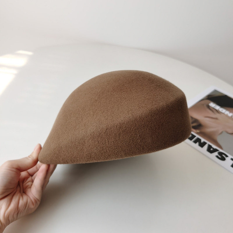 定型羊毛呢贝雷帽子女时尚韩版复古英伦空姐帽秋冬季大头围蓓蕾帽,服饰配件/皮带/帽子/围巾,帽子,淘宝优惠券,粉丝福利购,淘宝优惠卷