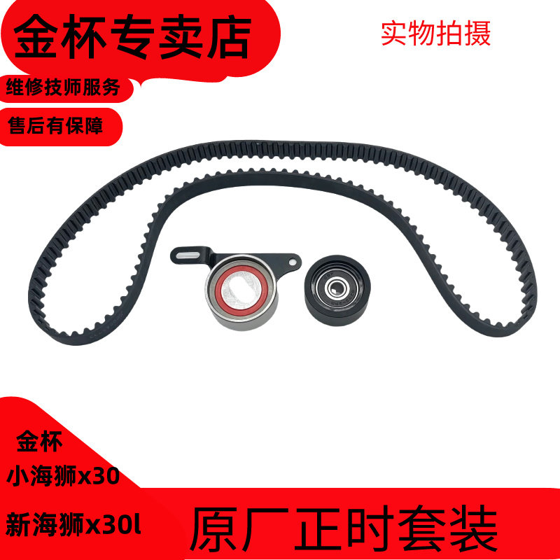 金杯小海狮x30新海狮x30l发动机正时皮带涨紧轮正时三件套cg12,c