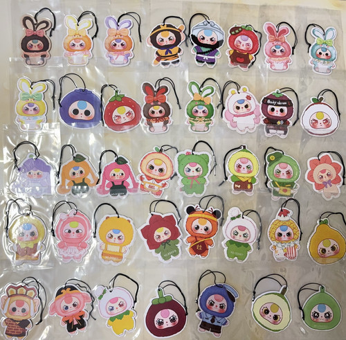 网红车载香薰香片汽车香水挂件车用持久淡香除异味香氛三岁香卡片