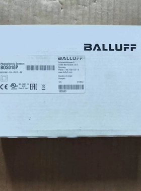 议价BOS018P 巴鲁夫 B0S018P 光电开关 BOS 50K-PA-RH12-S4 全新