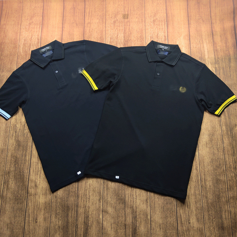 珠地棉麦穗翻领短袖POLO衫