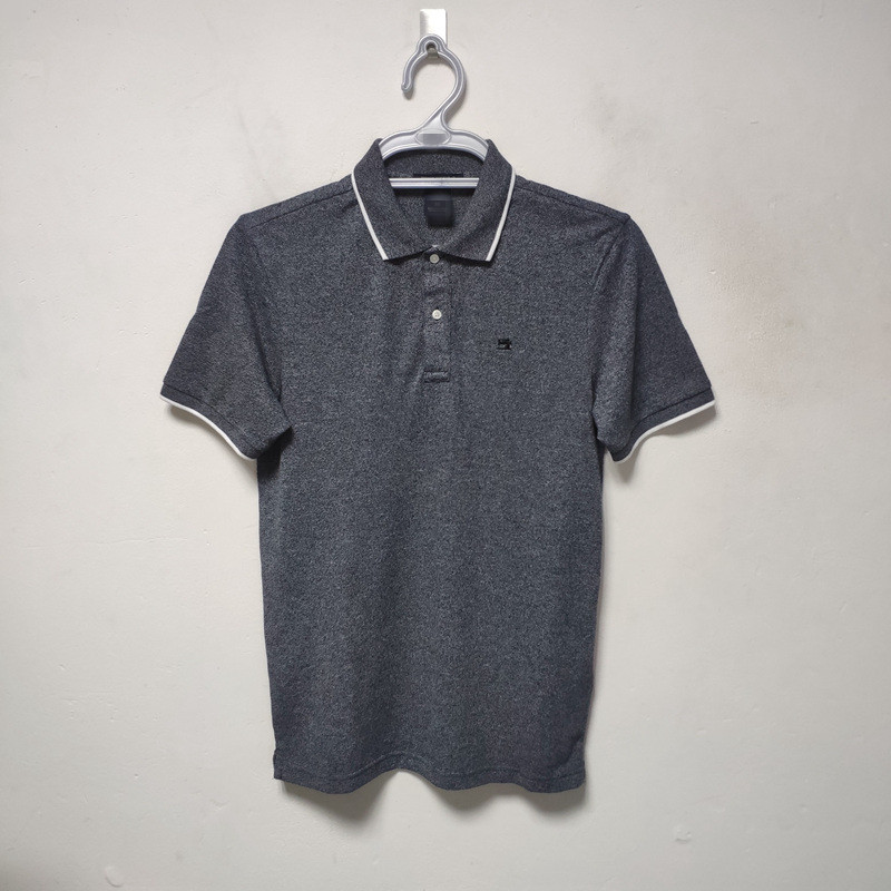 修身短袖翻领polo衫