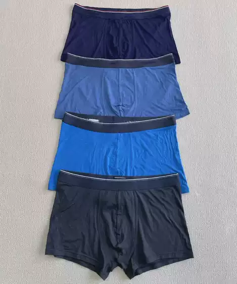 Men's Mercerized Stretch Cotton Boxer Briefs