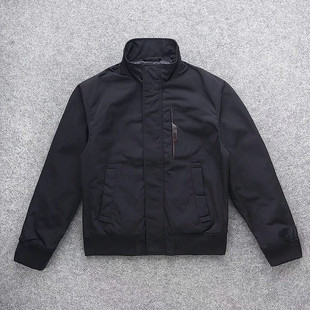 男式修身短款老鹰防水薄款棉服外套