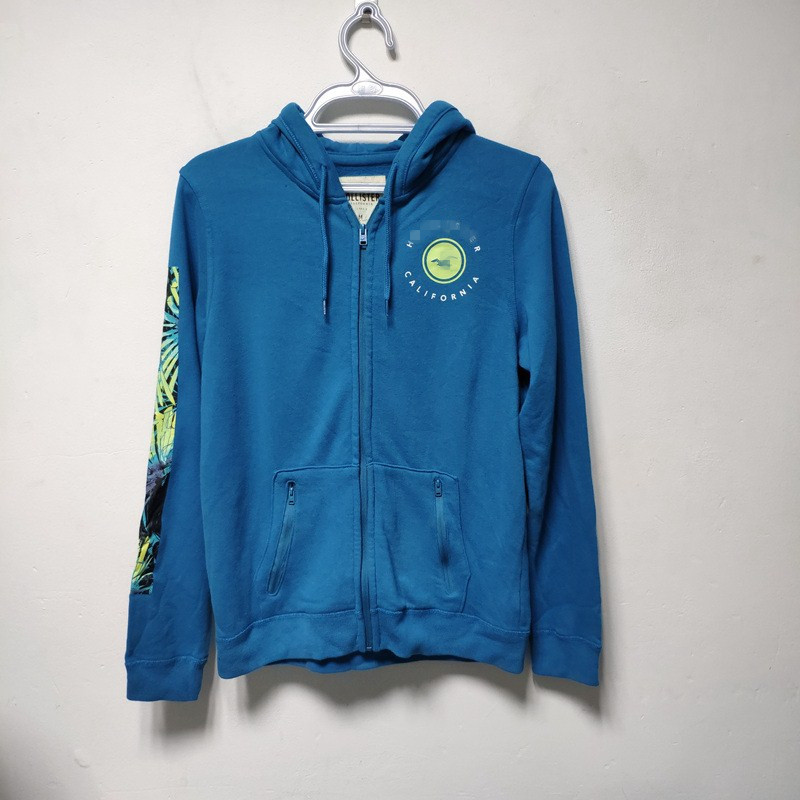 男式修身印花开衫HC衣帽