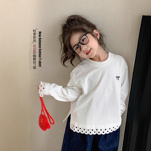 童森童马女童打底衫春秋款2025新款甜美百搭上衣儿童秋冬长袖T恤